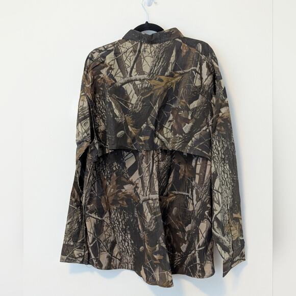 NWT Woolrich Realtree Hardwoods Camo Button Down Hunting Shirt w/ Mesh Vents 2XL - Picture 2 of 10